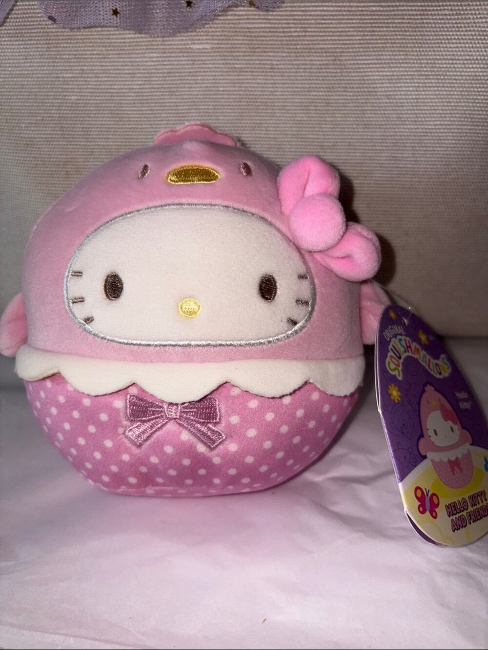 Squishmallow 5” Hello Kitty And Friends NWT Plush Sanrio Chick Pink